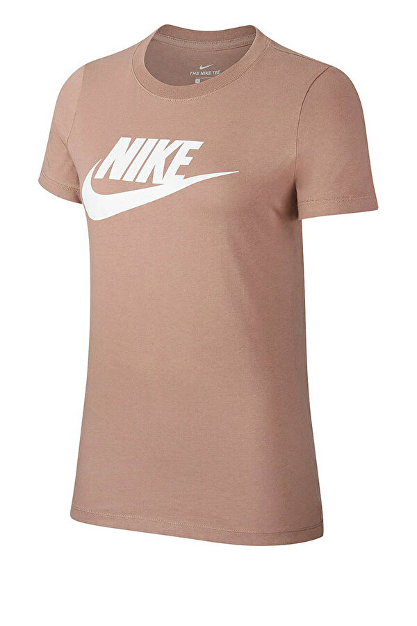 Nike W NSW TEE ESSNTL ICON FUT Bej Kadın Kısa Kol T-Shirt
