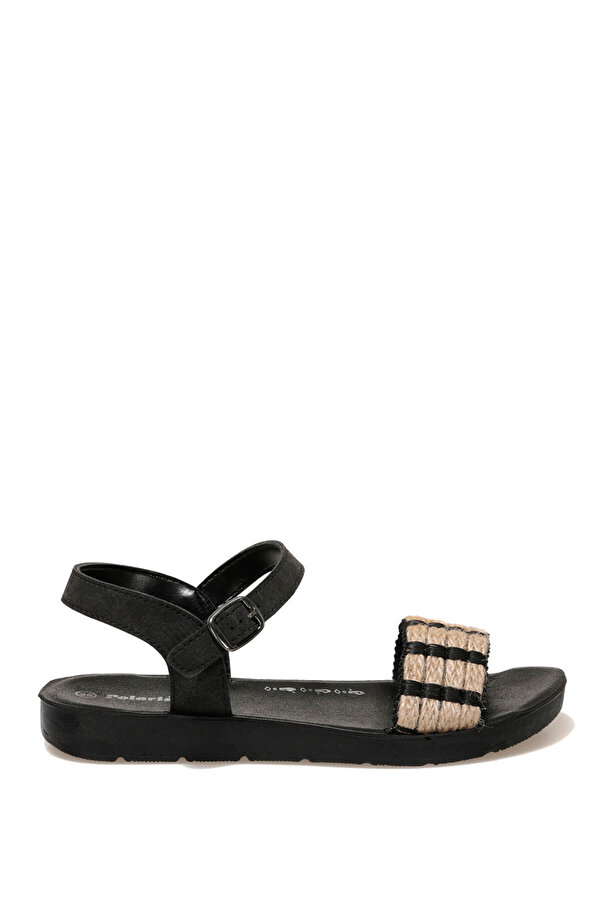 Polaris 317673.z 1Fx Black Woman Flat Sandals