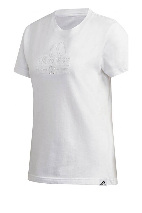 adidas W BB T Beyaz Kadın Kısa Kol T-Shirt