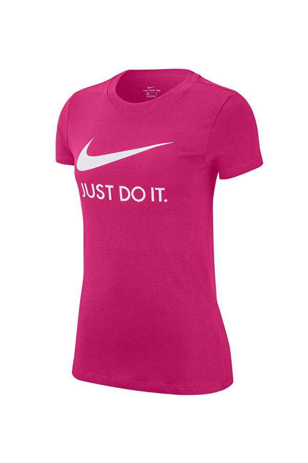 Nike W NSW TEE JDI SLIM Pembe Kadın Kısa Kol T-Shirt