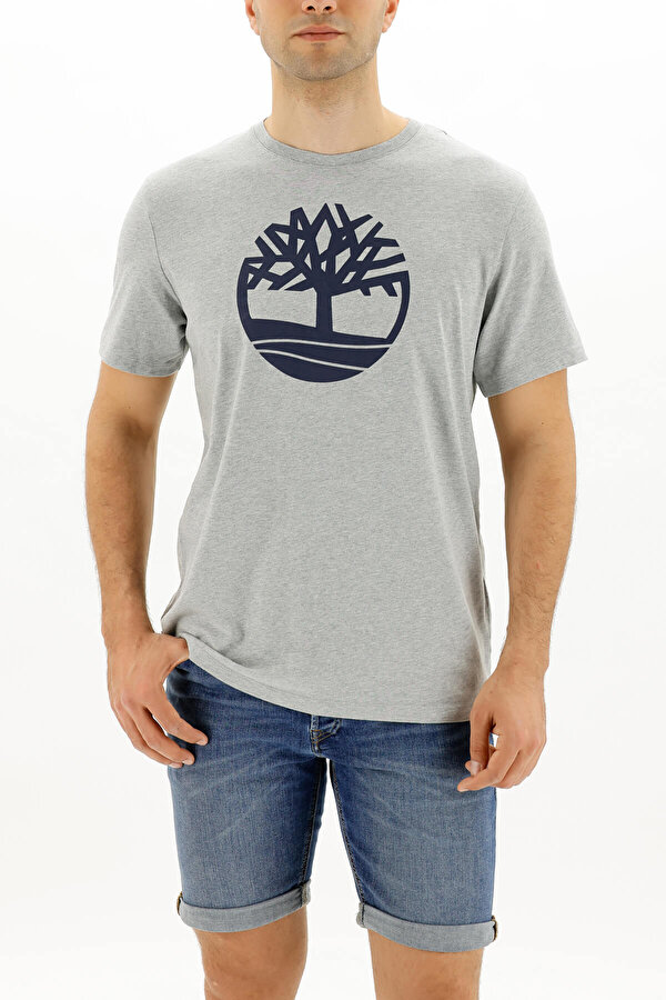 Timberland SS KENNEBEC RIVER TREE LO GRI Erkek Kısa Kol T-Shirt