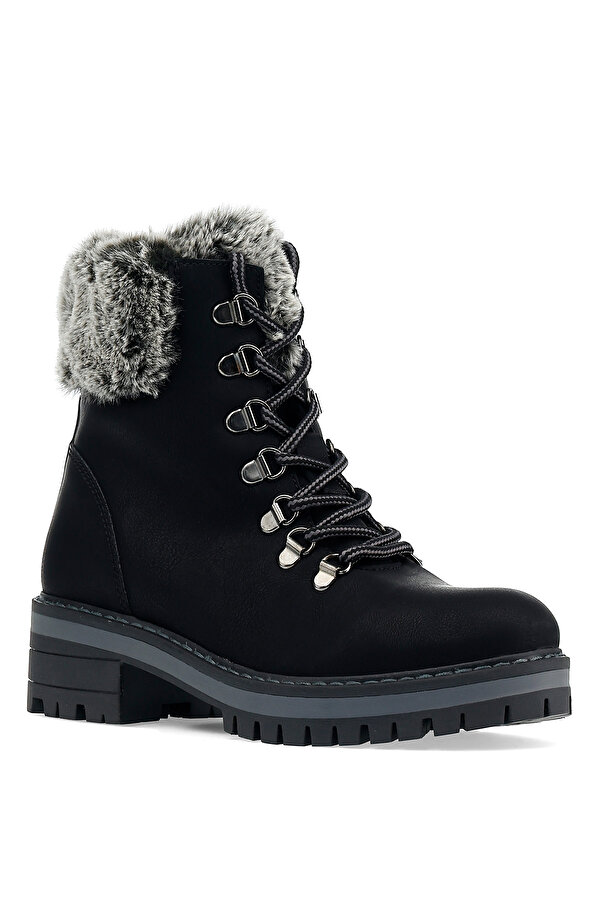NINE WEST Nine West Dekay 1Pr Black Woman Worker Boots