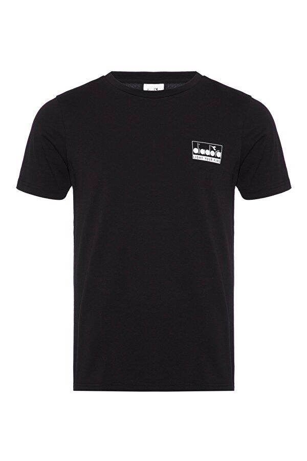 Diadora SS T-SHIRT LIGHT YOUR FIR Siyah Erkek Kısa Kol T-Shirt Diadora SS T-SHIRT LIGHT YOUR FIR Siyah Erkek Kısa Kol T-Shirt