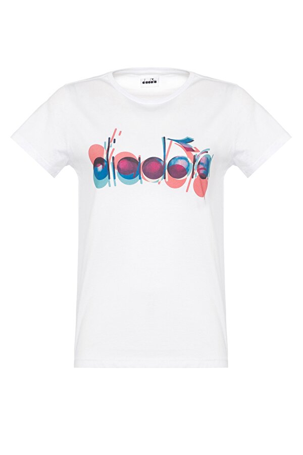 SS T-SHIRT ICONIC Beyaz Kadın Kısa Kol T-Shirt - 2. Ürüne %50 İndirim