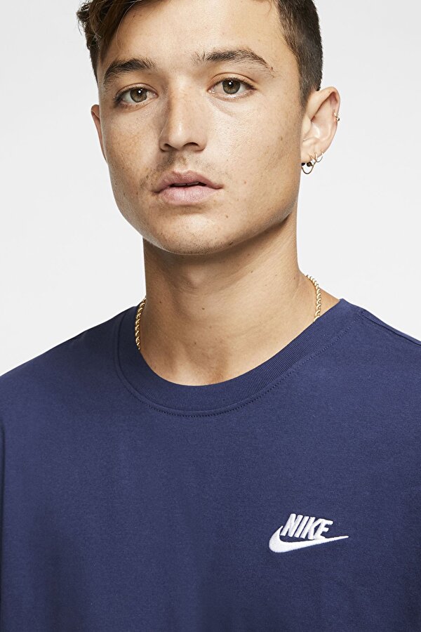 Nike M NSW CLUB TEE BLUE Man 054