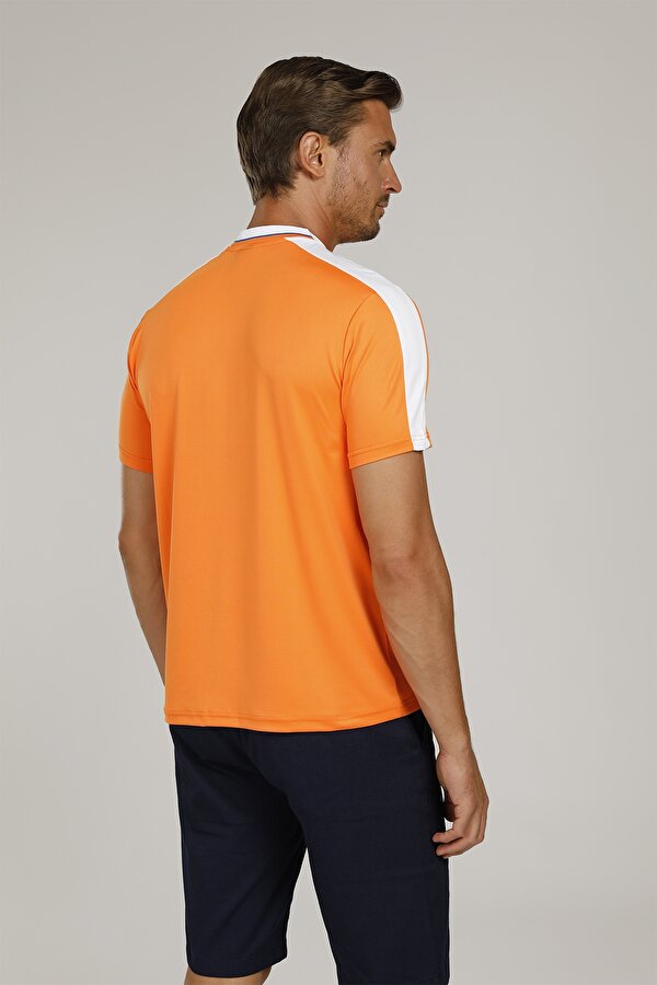 Lumberjack CT634 OLSEN POLO T-SHIRT Turuncu Erkek Kısa Kol T-Shirt