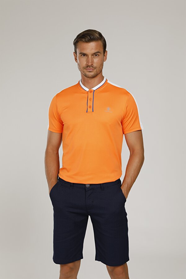 Lumberjack CT634 OLSEN POLO T-SHIRT Turuncu Erkek Kısa Kol T-Shirt