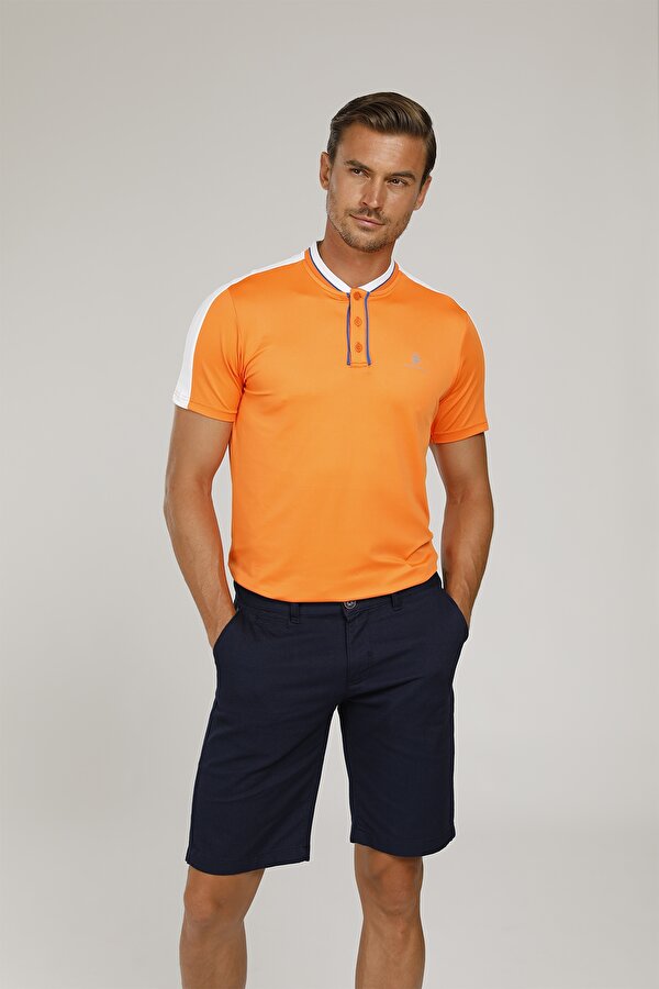 Lumberjack CT634 OLSEN POLO T-SHIRT Turuncu Erkek Kısa Kol T-Shirt