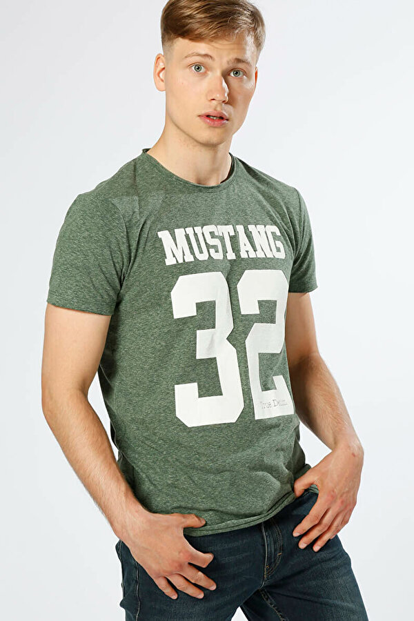 MUSTANG 04-M00167-659 Yeşil Erkek T-Shirt