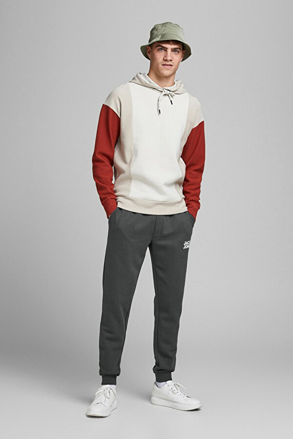 Jack & Jones JJIGORDON JJNEWSOFT SWEAT Gri Erkek Eşofman Altı