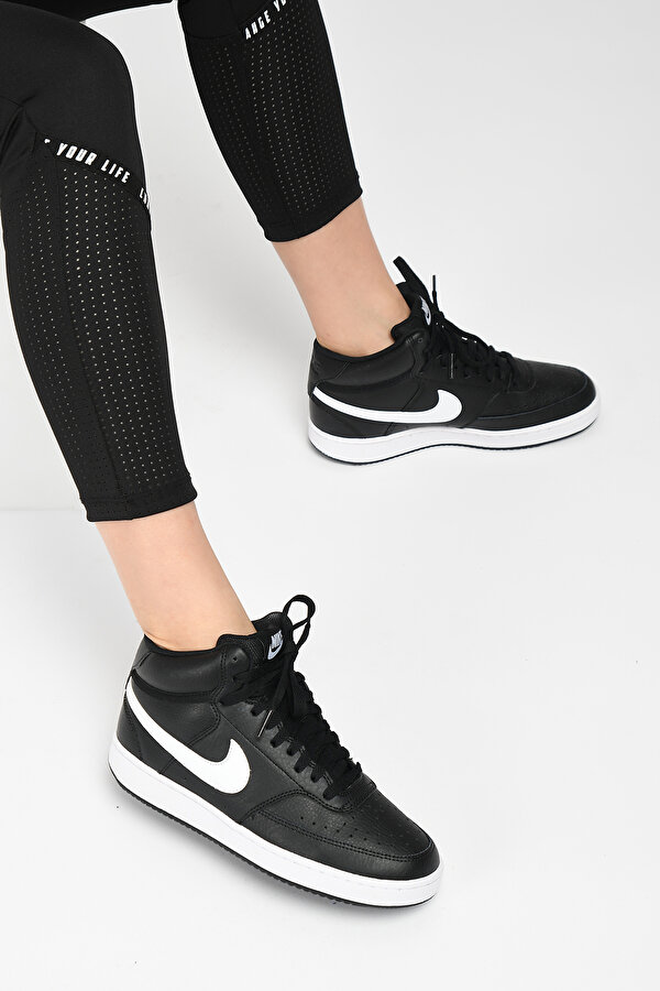 Nike COURT VISION MID BLACK Woman 002