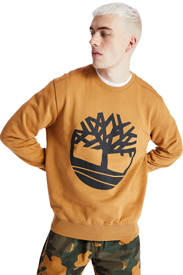 Timberland YC CORE TREE LOGO CREW NE Hardal Erkek Sweatshirt