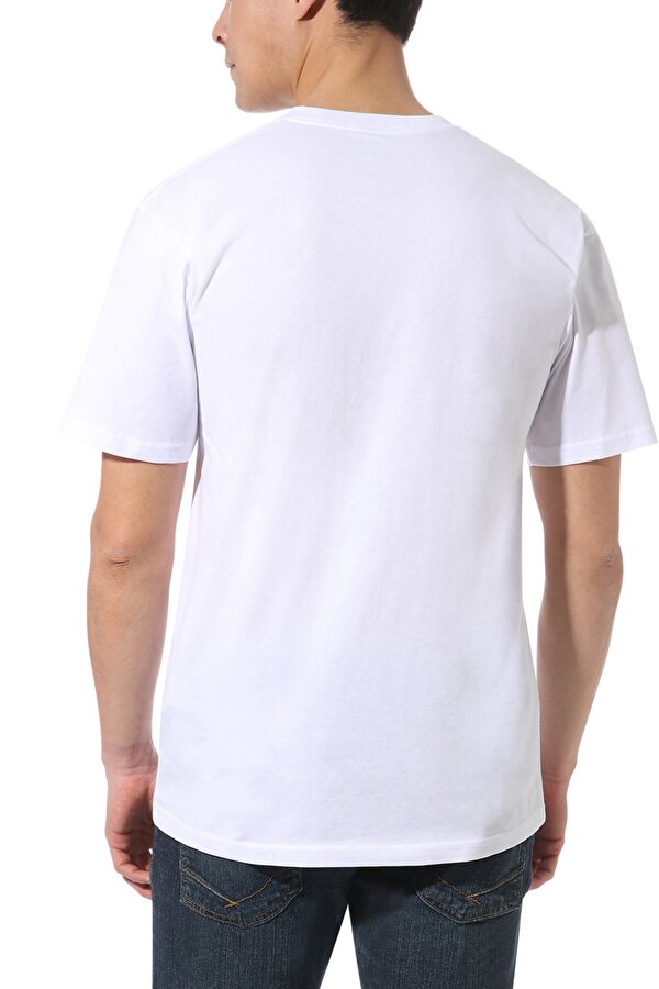 Vans LEFT CHEST LOGO Beyaz Erkek Kısa Kol T-Shirt