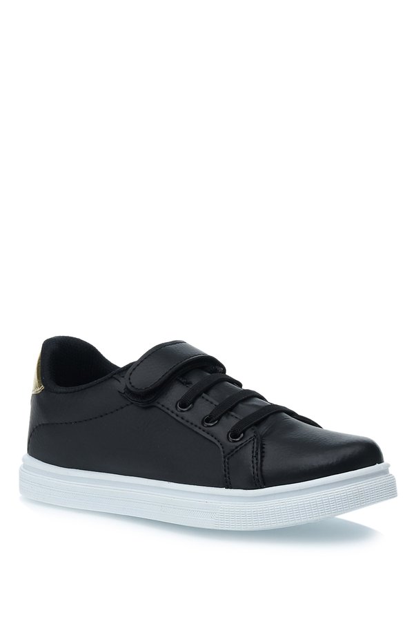 Seventeen Jovia 1Pr Black Child Girl Basic Sneaker