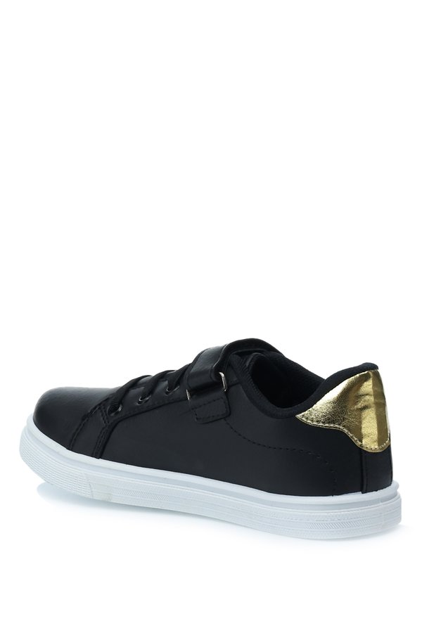 Seventeen Jovia 1Pr Black Child Girl Basic Sneaker
