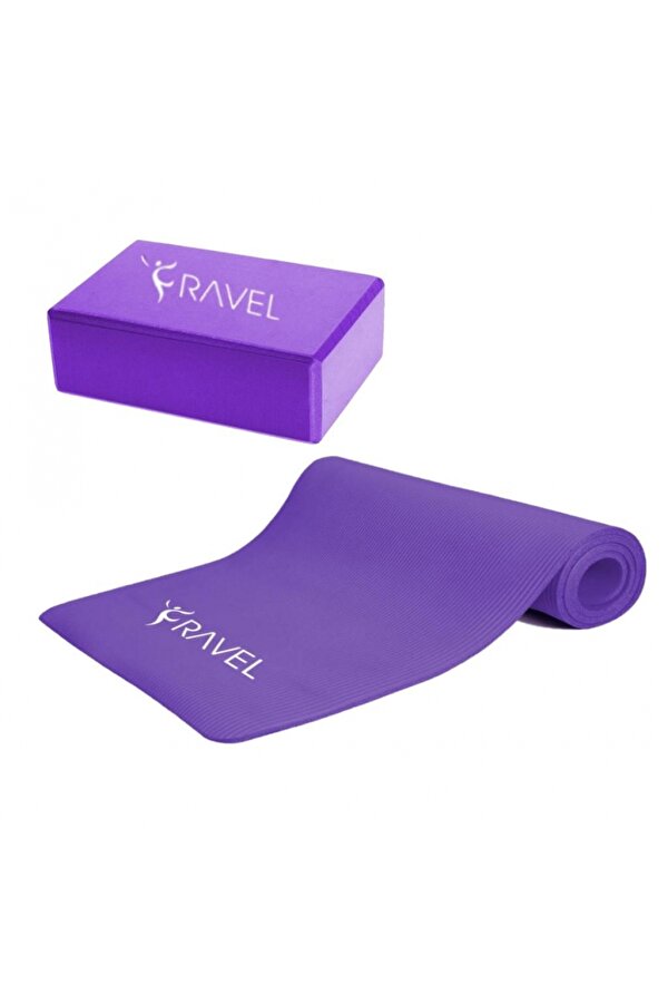 RAVEL 10 mm Yoga Matı - Pilates Minderi ve Yoga Blok Yoga Köpüğü