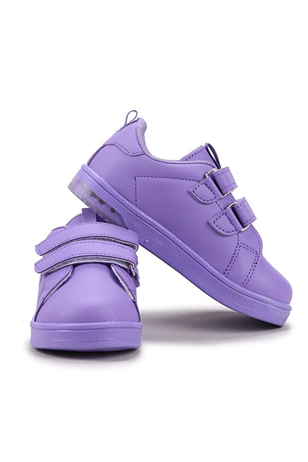 Kiko Kids Pepe Günlük Cırtlı Işıklı Kız/Erkek Çocuk Spor Ayakkabı Mor Kiko Kids Pepe Günlük Cırtlı Işıklı Kız/Erkek Çocuk Spor Ayakkabı Mor