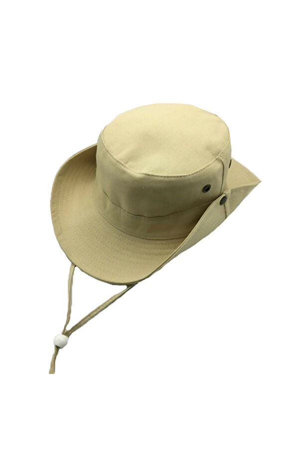 Strong Bag STRONG Yazlık Katlanabilir Safari Fötr Şapka AÇIK KREM