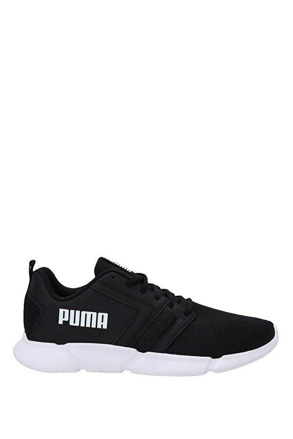 Puma FLAIR  BLACK- WHI  Erkek Koşu Ayakkabısı