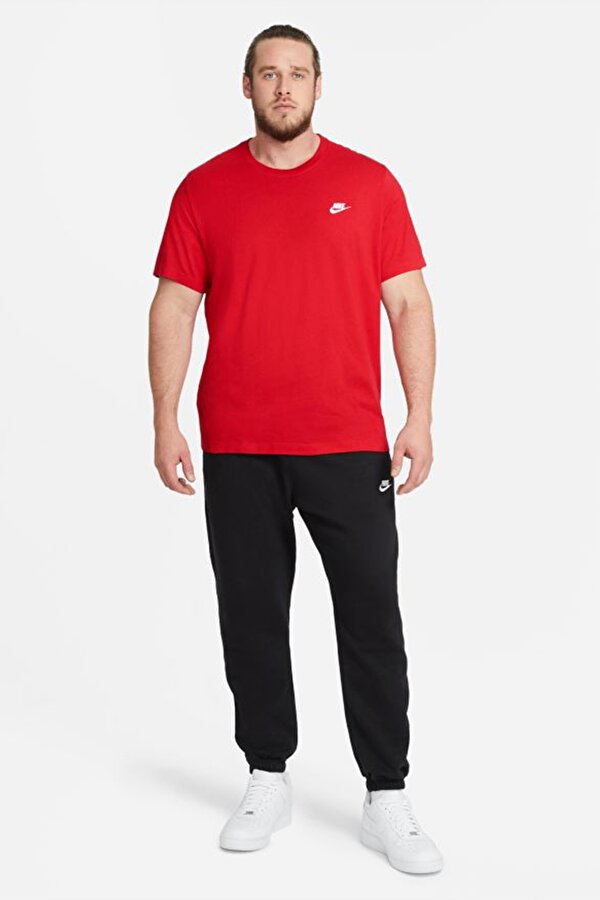 Nike M NSW CLUB TEE Kırmızı Erkek Kısa Kol T-Shirt