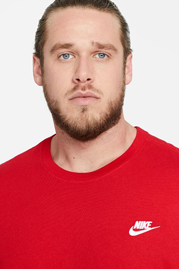Nike M Nsw Club Tee Красный Мужчина Футболка