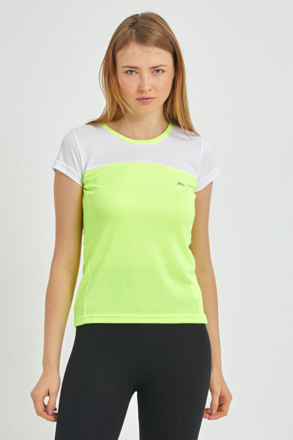Slazenger RANDERS I Kadın T-Shirt Neon Sarı