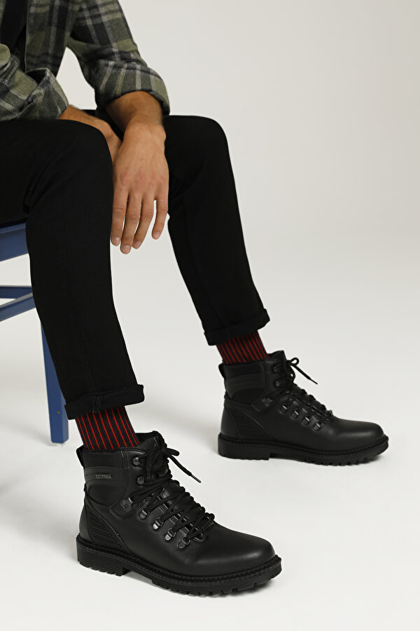 Kinetix Elano 9Pr Black Man Basic Casual Bot