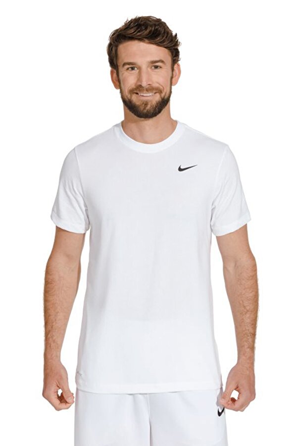 Nike M NK DF TEE DFC CREW SOLI Beyaz Erkek Kısa Kol T-Shirt