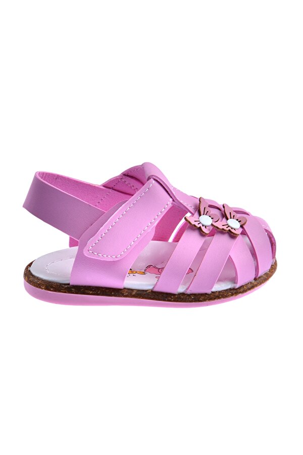 Şirin Bebe Kiko Şb 2262-71 Orto pedik Kız Çocuk İlk Adım Sandalet Terlik Pembe