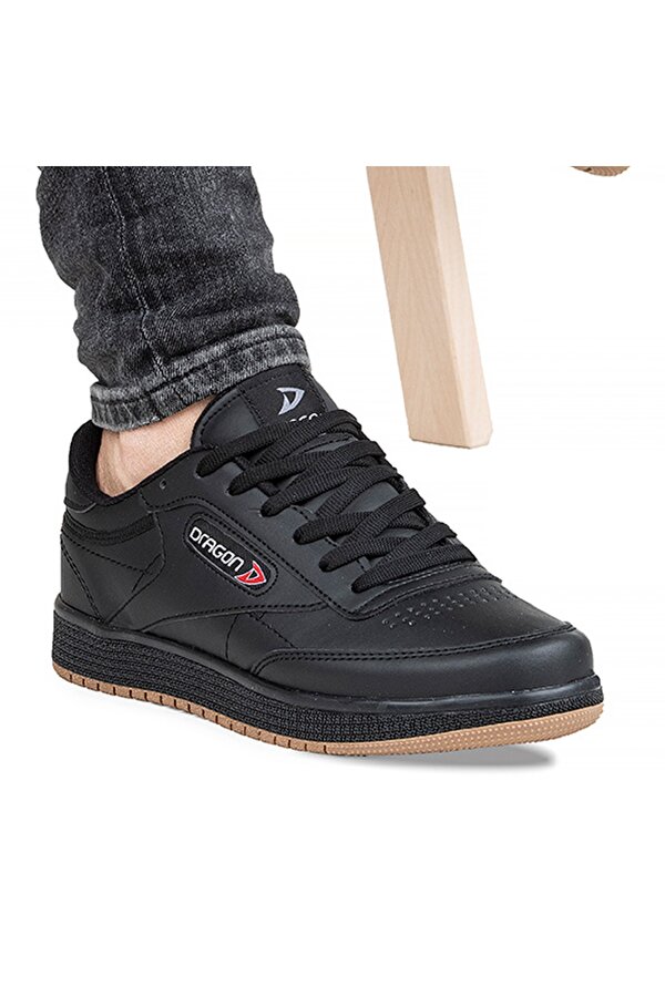 Dragon Ayakkabı Ayakkabix Sneaker Erkek Spor Ayakkabı Günlük Yürüyüş Siyah-cilt
