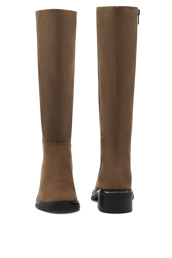 NINE WEST Nine West Viver2 1Pr Коричневый 013 Женщина Сапоги На Плоской Подошве