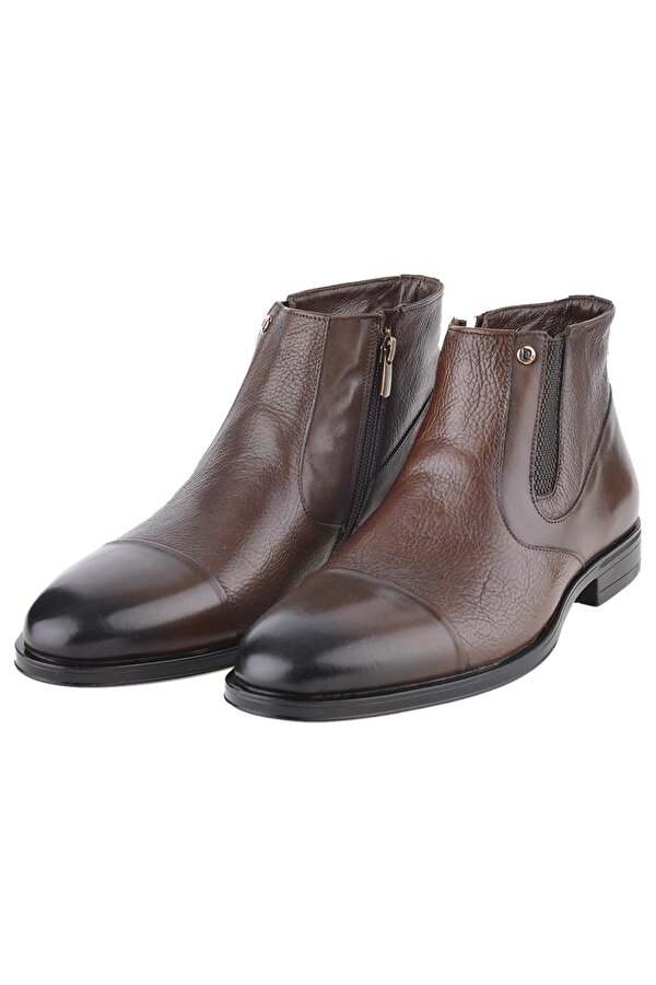 Pierre Cardin 11925251 Kahve %100 Deri Klasik Erkek Bot Ayakkabı