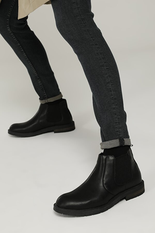 JJ-Stiller 22946-1 1PR BLACK Man Chelsea Boots