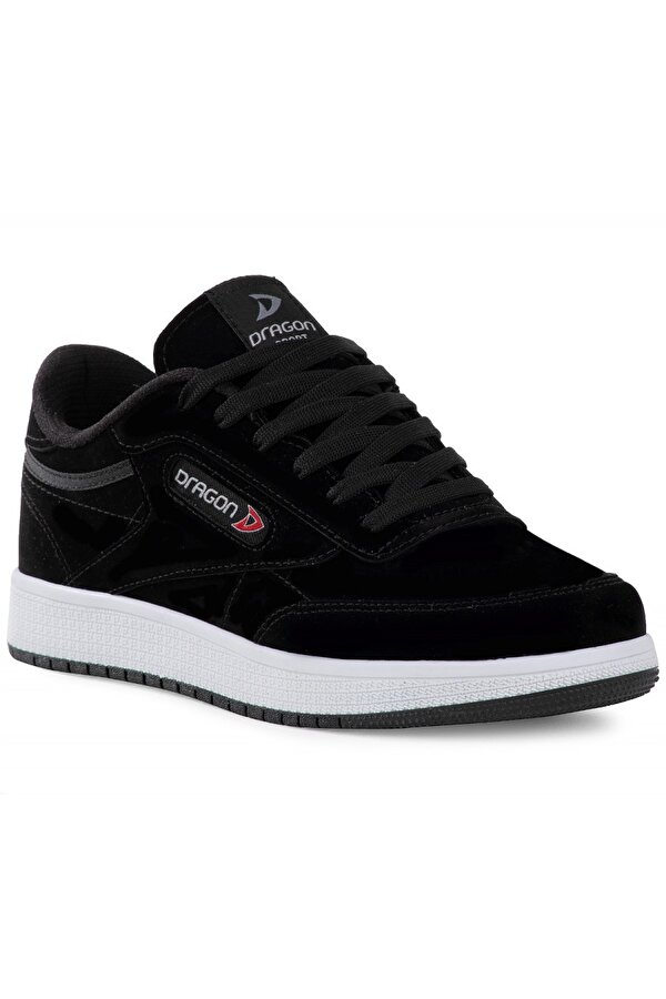Dragon Ayakkabı Ayakkabix Sneaker Erkek Spor Ayakkabı Günlük Yürüyüş Siyah-beyaz