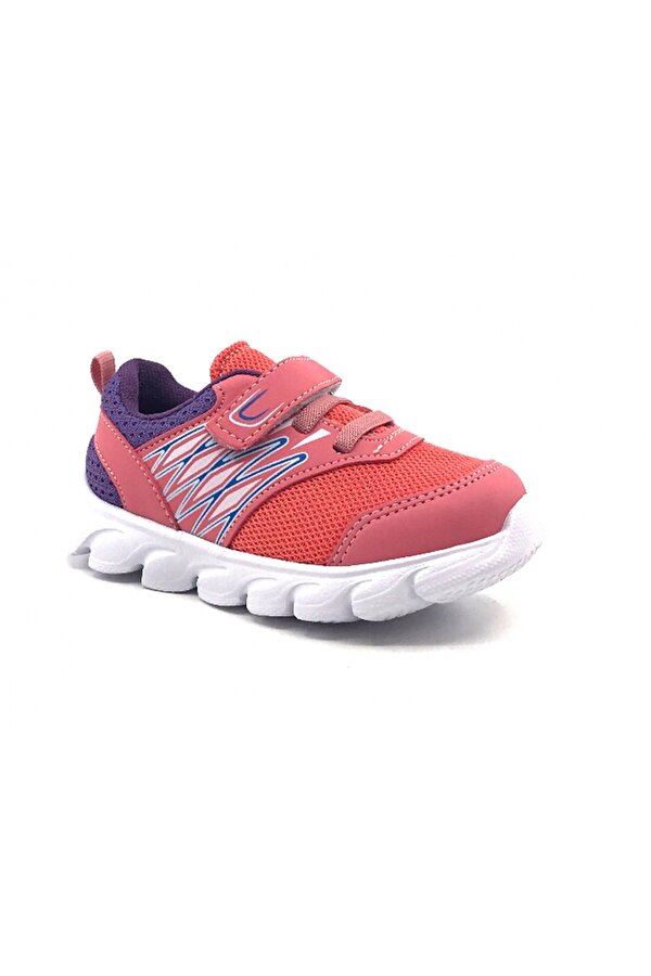 Cool 20-S12 Bebe Somon-Mor Kız Bebe Yazlık Spor Ayakkabı