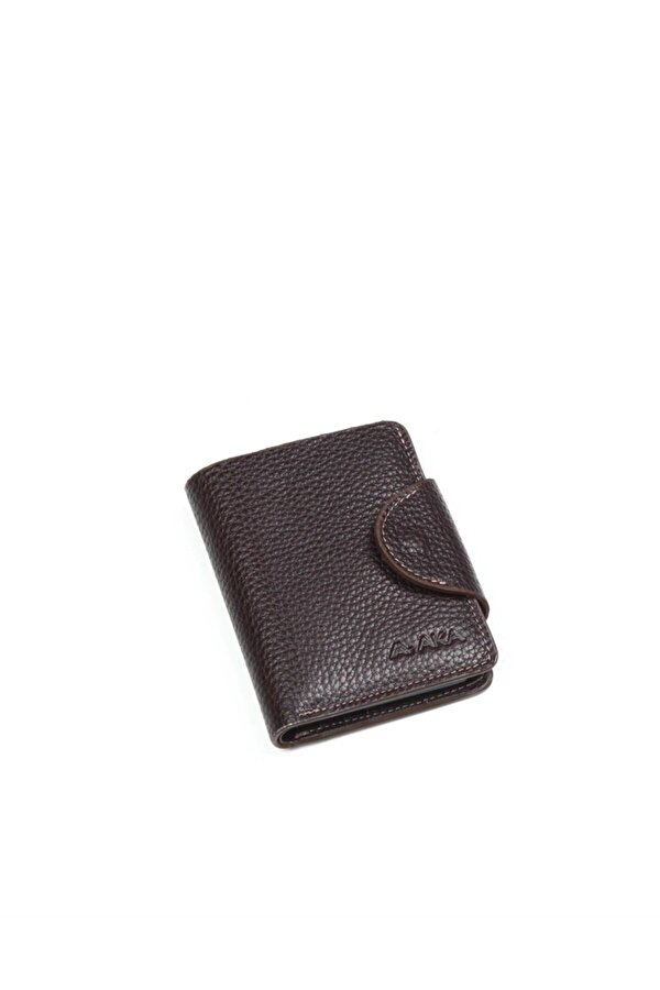 AKA DERİ 057 %100 HAKİKİ DERİ ERKEK KARTLIK-CÜZDAN KAHVE