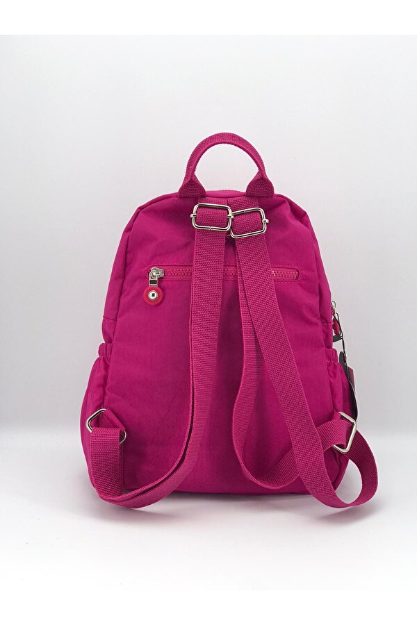 MEGA 255 KRİNKIL KUMAŞ SIRT ÇANTASI PEMBE