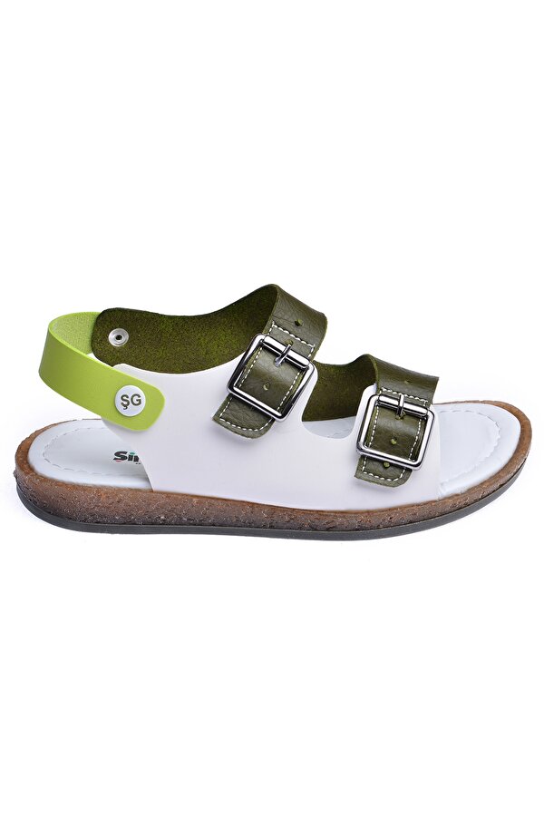 Kiko Kids Kiko Şb 2330-39 Orto pedik Erkek Çocuk Sandalet Terlik Yeşil - Beyaz Kiko Kids Kiko Şb 2330-39 Orto pedik Erkek Çocuk Sandalet Terlik Yeşil - Beyaz