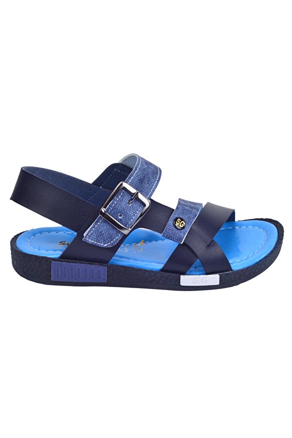 Kiko Kids Kiko Şb 2517-26 Orto pedik Erkek Çocuk Sandalet Terlik Siyah - Mavi Kiko Kids Kiko Şb 2517-26 Orto pedik Erkek Çocuk Sandalet Terlik Siyah - Mavi