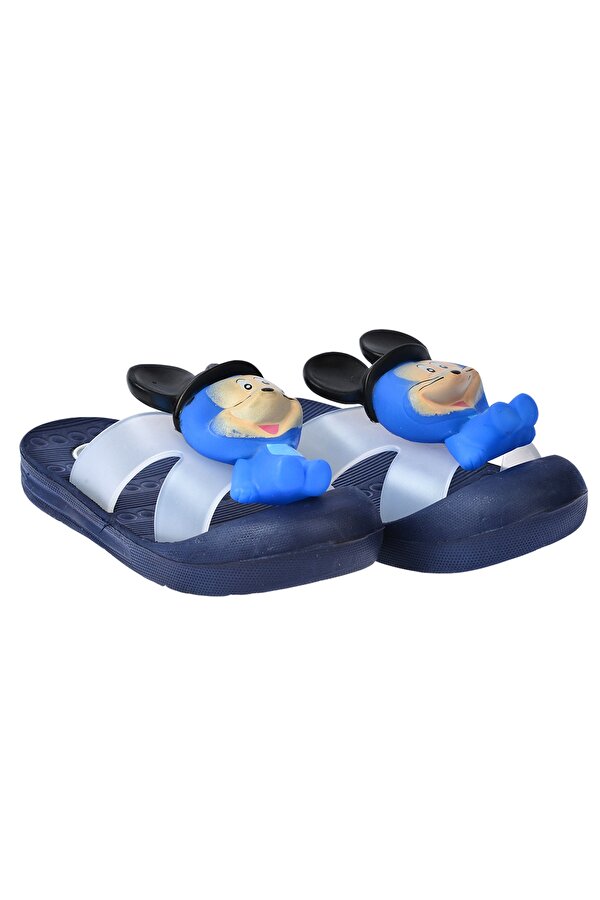 Kiko Kids Kiko Akn E238.000 Plaj Havuz Banyo Kız/Erkek Çocuk Sandalet Terlik Lacivert