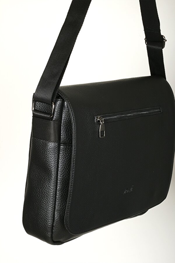 byHAKAN AR-1800 POSTACI EVRAK DİZÜSTÜ LAPTOP NOTEBOOK MACBOOK TABLETÇANTASI EL VE OMUZ GÜNLÜK KULLANIM ÇANTA SİYAH