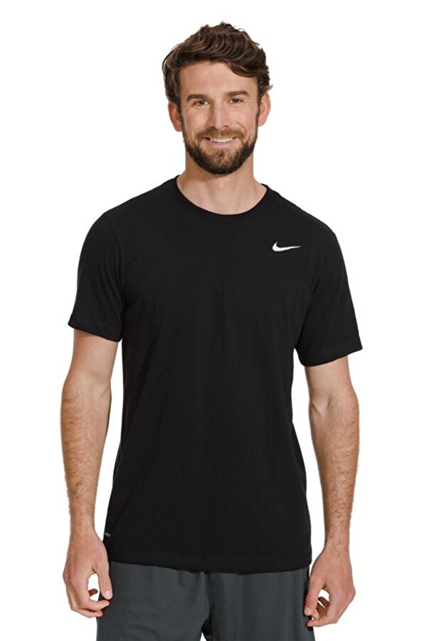 Nike M NK DF TEE DFC CREW SOLI Siyah Erkek Kısa Kol T-Shirt