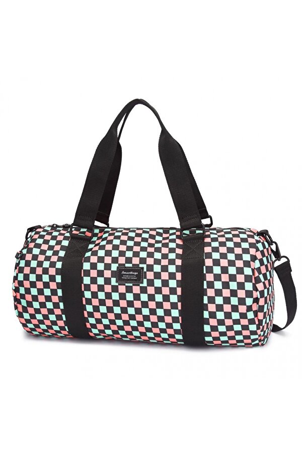 Smart Bags Dama Desenli Unisex Spor Çantası  1245 Pembe