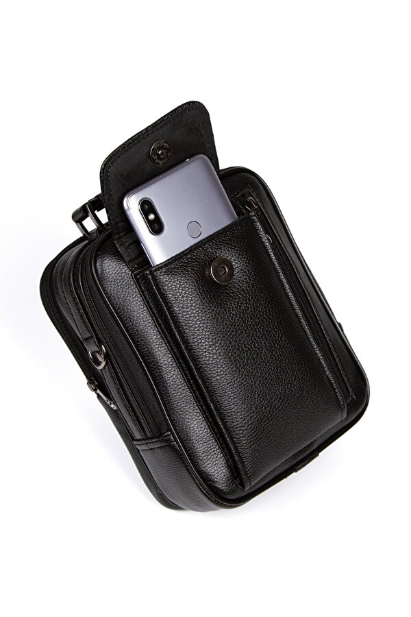 byHAKAN NEWİSH POLO 4110 Erkek El ve Omuz Çantası SİYAH