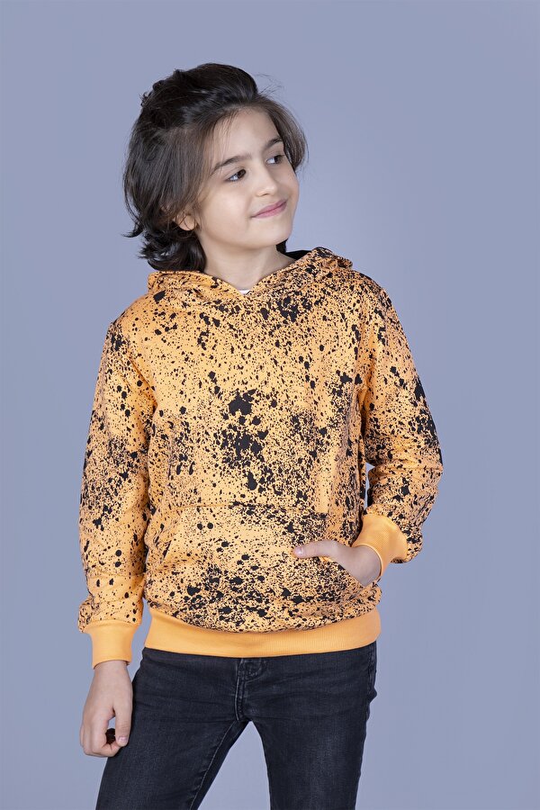 Toontoy Erkek Çocuk Püskürtme Baskılı Sweatshirt