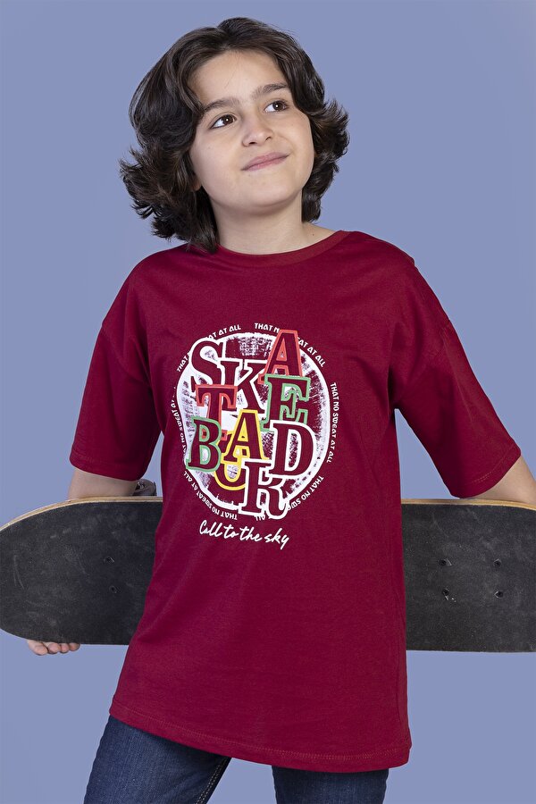 Toontoy Erkek Çocuk Renkli Baskılı Tişört