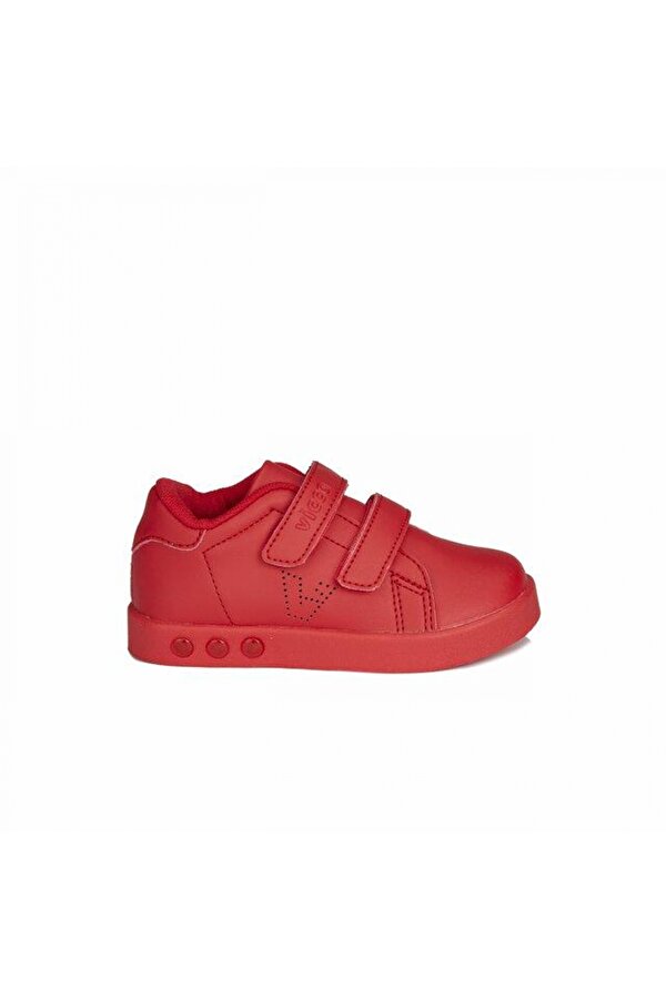VICCO Bebe Işıklı Spor Ayakkabı Kırmızı