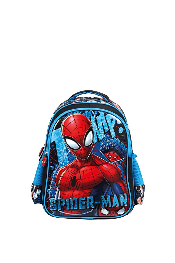 Spider-Man Kırmızı - Siyah Erkek Çocuk  Spiderman Salto Sta Tekerlekli İlkokul Çantası 5254
