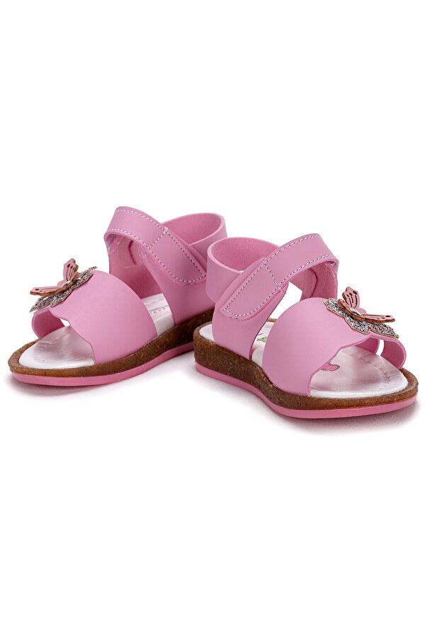 Kiko Kids Şb 2269-75 Günlük Kız Çocuk Sandalet Terlik Pembe