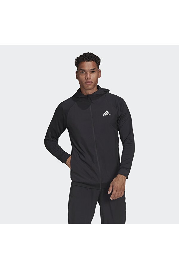 adidas Erkek Günlük Kapşonlu Sweatshirtshirt M Train Fz Ha6366 adidas Erkek Günlük Kapşonlu Sweatshirtshirt M Train Fz Ha6366